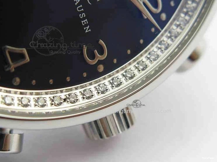 MIROTIME 0415 Portuguese IW3714 Diam ZF V2 1:1 Best Edition Black Dial On Black Leather Strap A79350 (Slim Movement) Lightweight 7245